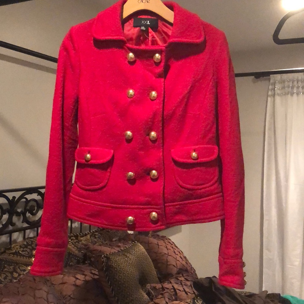 Red forever 21 jacket. SZ large
